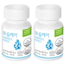 풀무원건강생활 보습케어 히알루론산, 90정, 2개