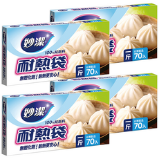 妙潔 耐熱袋, 24 x 31cm, 70入, 4盒