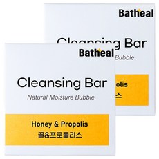 Batheal 蜂蜜與蜂膠潔膚皂, 100g, 2個