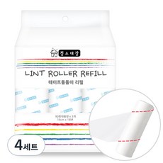 Cheongsodaejang 除塵滾筒補充包 3入 隨機出貨, 4套