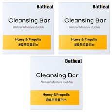 Batheal 蜂蜜與蜂膠潔膚皂, 100g, 3個