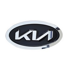 Cartect 車用新款徽章 4號, 銀色, 起亞汽車