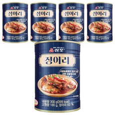 삼포 사골 육수의 깊은 맛의 정어리 통조림, 5개, 300g