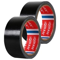 Dada 高黏度強力棉布膠帶 45mm x 20m, 黑色, 2個