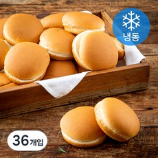 곰곰 고소한 햄버거용 빵 (냉동), 52g, 36개입, 1개