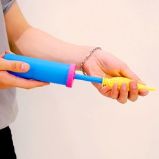 스투피드 공기 손펌프, 블루, 3개