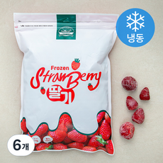 베리필드 이집트산 딸기 (냉동), 1kg, 6개