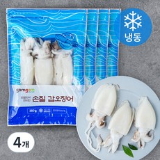 곰곰 손질 갑오징어 (냉동), 350g, 4개