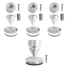 喇叭腳釘 4件組, MS-SPIKE1, 銀色
