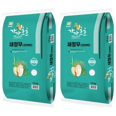 가가호호 새청무 쌀, 상등급, 10kg, 2개