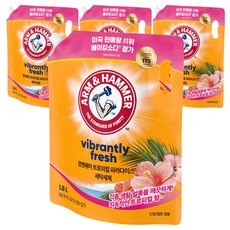 ARM&HAMMER 熱帶天堂 一般/滾筒兩用 液體洗衣精 補充包, 4個, 1.8L