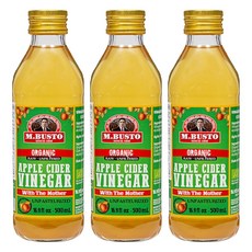 M.busto 蘋果醋, 3個, 500ml