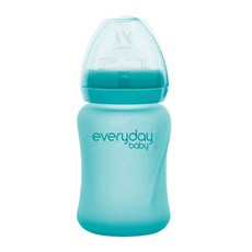 everyday baby 玻璃奶瓶, 藍色, S(0~3個月), 150ml, 1入