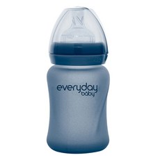 日常嬰兒玻璃奶瓶 150ml, 海軍藍, S(0~3個月), 1入