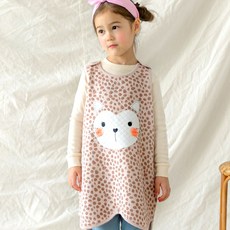 메이키즈 아동용 뿅뿅치타 오가닉 수면조끼