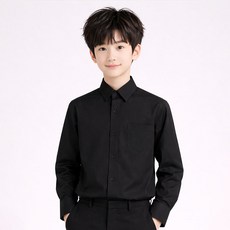 JACKID 男童素色長袖襯衫