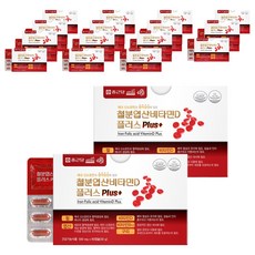 종근당 철분 엽산 비타민D 플러스, 60정, 24개