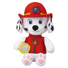 PAW PATROL 汪汪隊立大功 愛睏絨毛娃娃系列, 28cm, 紅色 + 黑色 + 白色, 1個