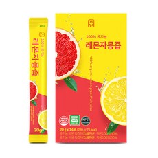 윤고집 유기농 레몬자몽즙 14p, 280g, 1개