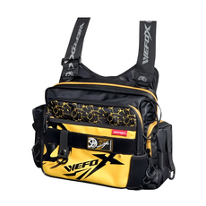 WEFOX 鉅灣 多功能 路亞包 附工具盒 WDX-1068, 金色 + 黑色
