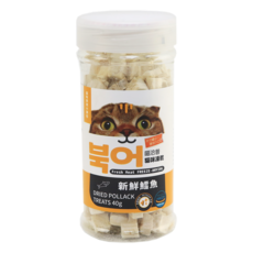 CAT CHUP 貓用小顆粒凍乾零食, 鱈魚, 40g, 1罐