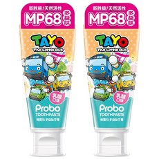 Probo 博寶兒 TAYO 多益肽乳酸口味牙膏, 80g, 2條