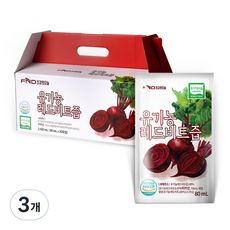 FND건강한오늘 유기농 레드비트즙 30p, 2.4L, 3개
