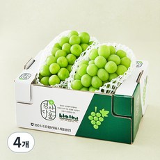 옹골찬 경산 GAP 샤인머스캣 2~3수, 1.5kg, 4개