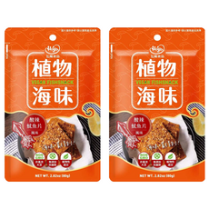 弘陽食品 植物海味酸辣魷魚片, 80g, 2入