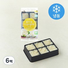 우리땅 유기가공식품 인증 다진 콜리플라워 (냉동), 100g, 1개입, 6팩, 100g