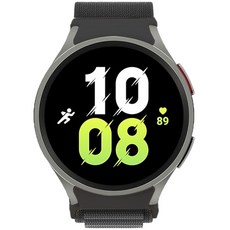 스페이스쉴드 날개형 알파인 루프 시계 스트랩 40mm, 블랙