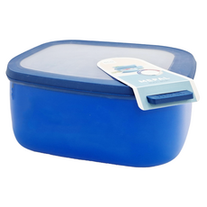 MEPAL方形密封保鮮盒 深 3L 寶石藍, 1個