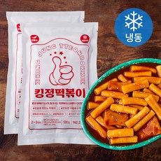 킹정떡볶이2 보통맛 (냉동), 530g, 2개