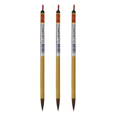 北狼毫毛筆, 中楷, 3支