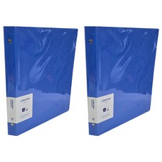 Lan CHYn 連勤牌文具 lc-b526r-1 pp 26孔塑鋼夾(b5)(空夾) 藍/ 個, 藍色, 2本