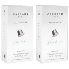 CARRARO 阿拉比卡 DOLCI ARABICA 咖啡膠囊 適用Nespresso Original 膠囊咖啡機, 5.5g, 10個, 2盒