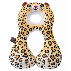 benbat 寶寶旅遊頸枕 適用年齡: 1-4歲 短毛絨材質, 花豹, 1個