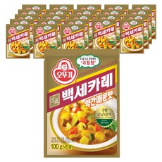 OTTOGI 不倒翁 百歲薑黃咖哩粉 微辣, 100g, 24包