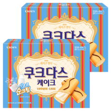 쿠크다스 케이크, 154g, 2개