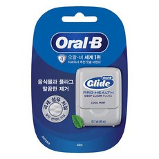 오랄비 글라이드 딥클린 치실, 1개, 1개입, 40m
