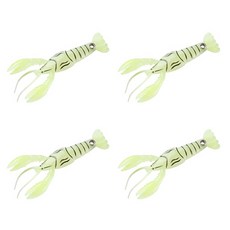 가재 소프트 루어 낚시 미끼 9.5cm, 1, 4개