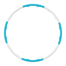 Let's Move 室內瘦身組裝式呼拉圈, 1.2kg, 白藍色