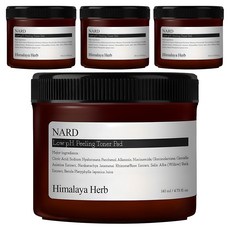 NARD 弱酸性去角質爽膚棉片 140ml, 70片, 4罐