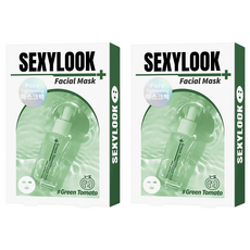 SEXYLOOK 西西露 韓國玻尿酸綠番茄舒緩面膜 27ml, 5入, 2組