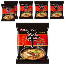 NONGSHIM 農心 頂級辛拉麵 微辣牛骨湯味 130g, 6包