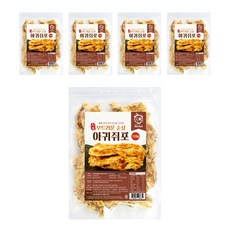 해야미 구운 순살 아귀 쥐포채, 120g, 5개