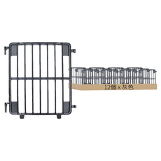 Nature Lines 優質寵物圍欄, 12個, 灰色