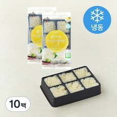 우리땅 유기가공식품 인증 다진 콜리플라워 (냉동), 100g, 1개입, 10팩, 100g