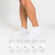 에이원패션 남성용 실속형 무지 스니커즈 5켤레 세트