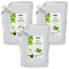 쥬피터 리플 사과잼, 1kg, 3개